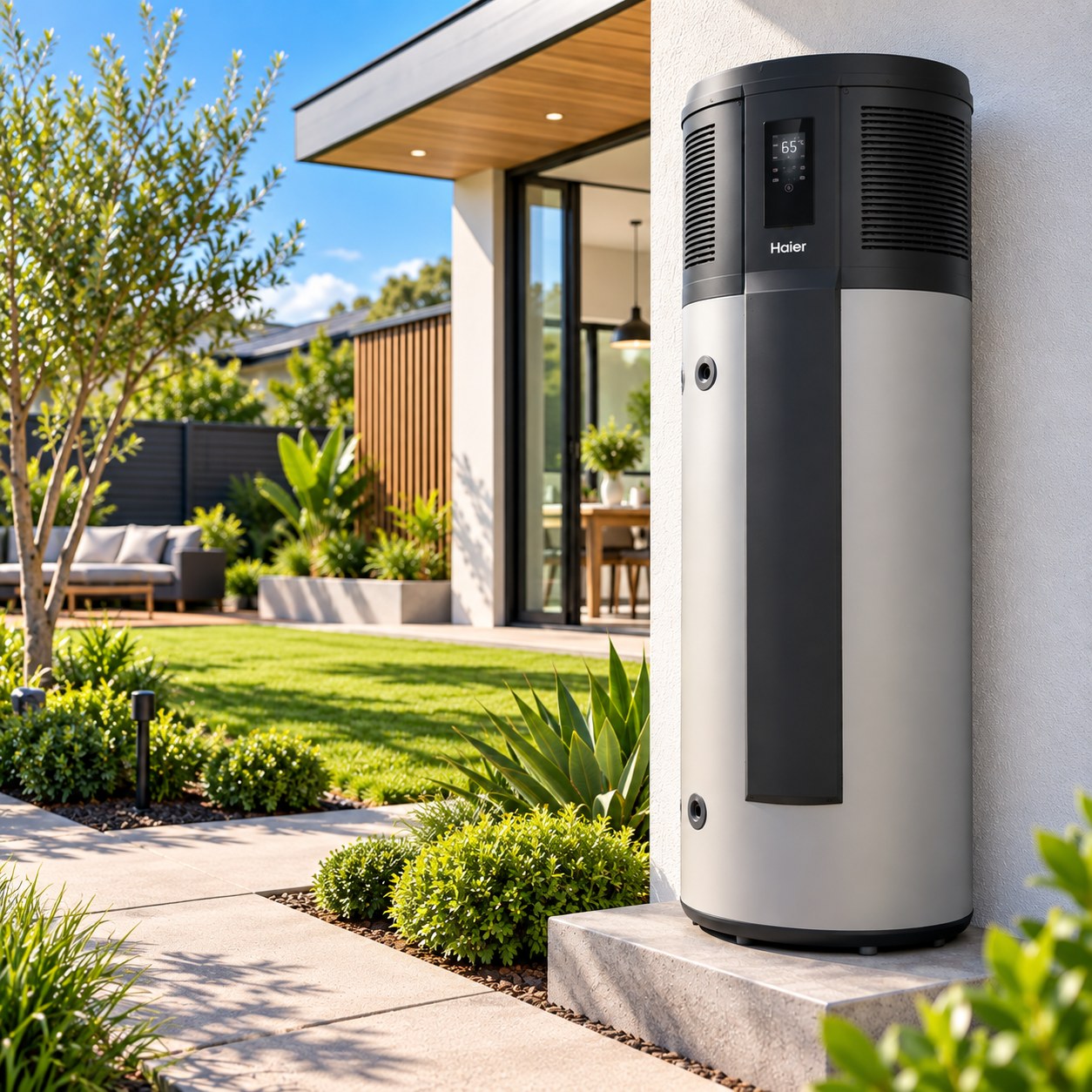 Haier Monoblock heat pump hero